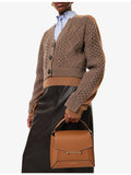 Strathberry Mosaic leather top-handle bag 23cm - British product