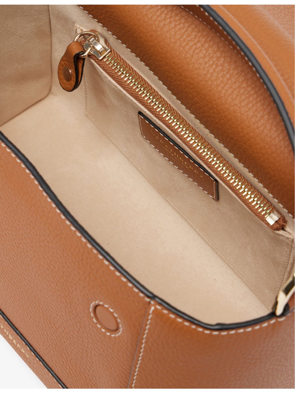 Strathberry Mosaic leather top-handle bag 23cm - British product