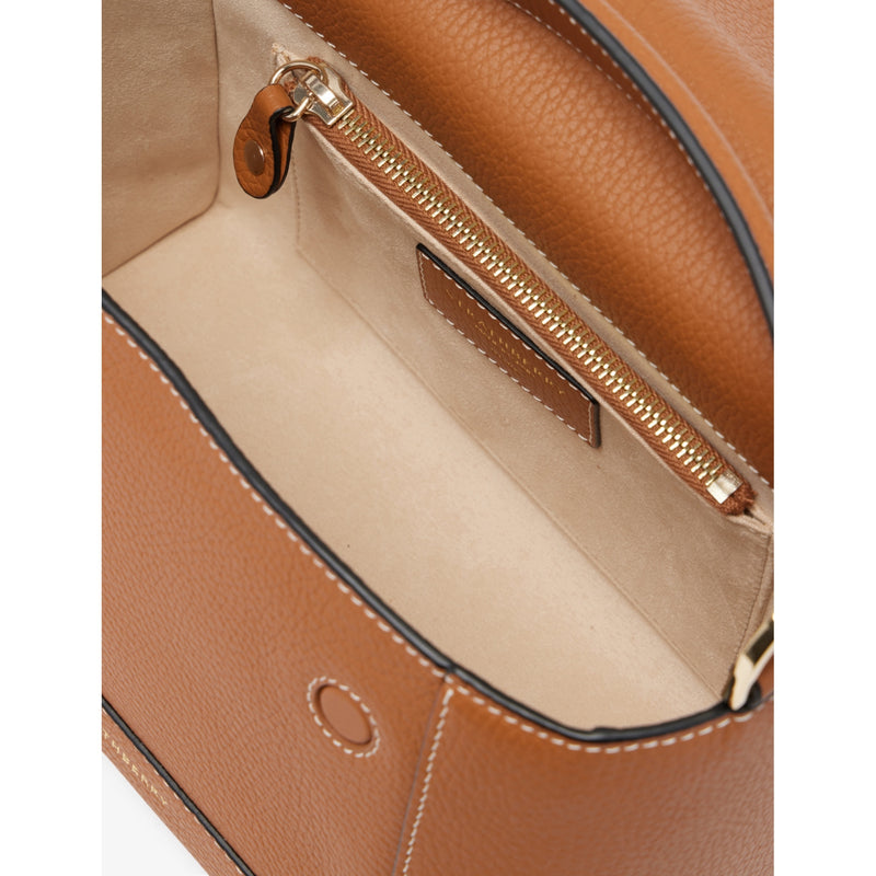 Strathberry Mosaic leather top-handle bag 23cm - British product