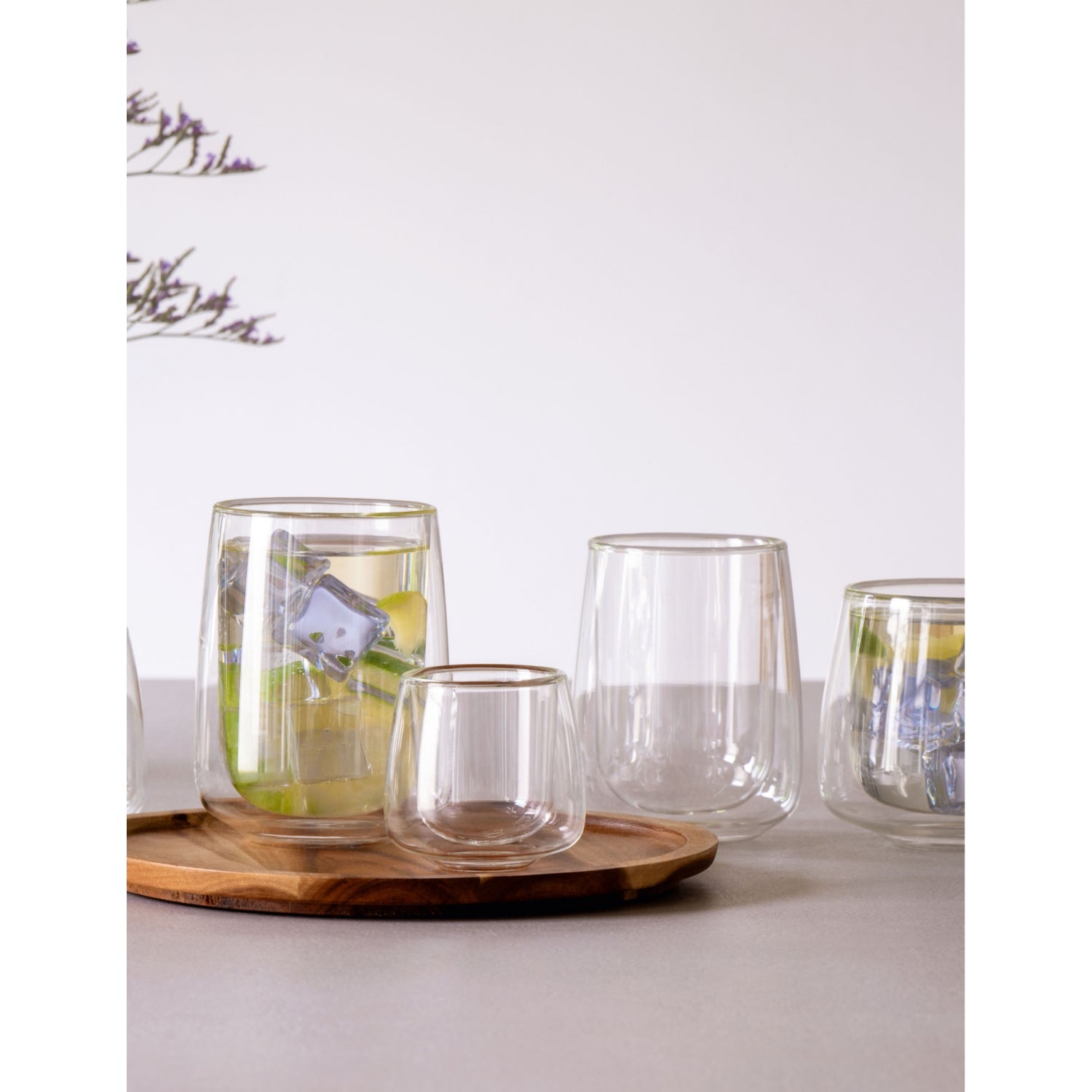 Villeroy & Boch double-walled espresso glasses 60ml set, imported from the UK