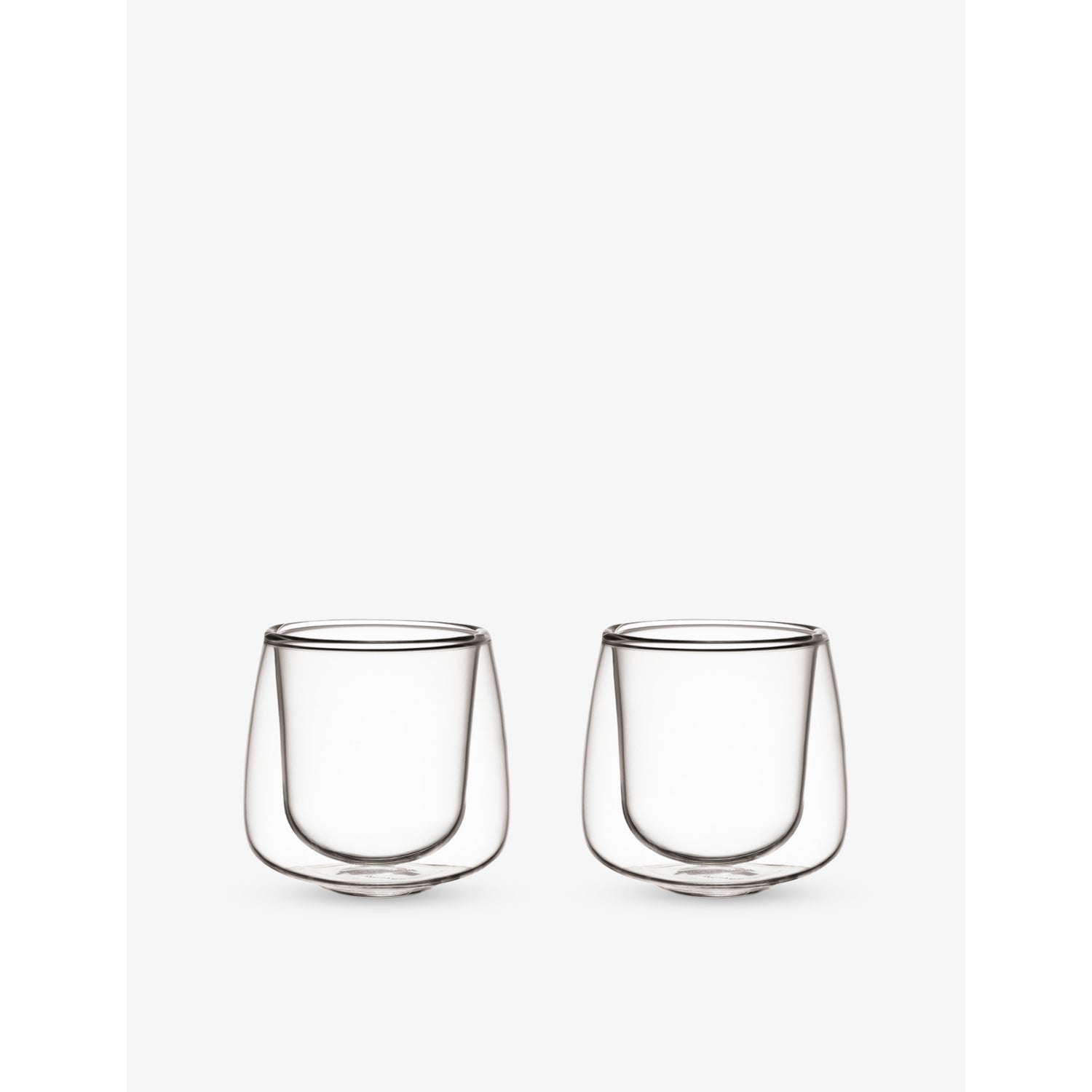 Villeroy & Boch double-walled espresso glasses 60ml set, imported from the UK