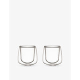Villeroy & Boch double-walled espresso glasses 60ml set, imported from the UK