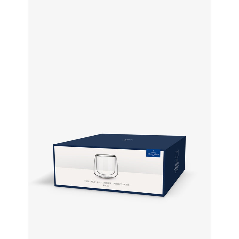 Villeroy & Boch double-walled coffee glasses set of two 180ml - British product