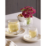 Villeroy & Boch double-walled coffee glasses set of two 180ml - British product