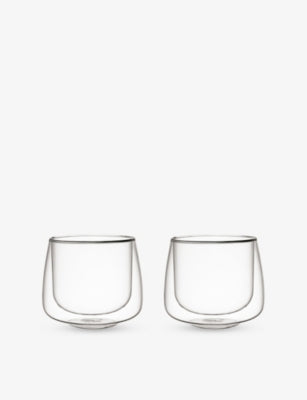 Villeroy & Boch double-walled cappuccino glass set 250ml (British brand)