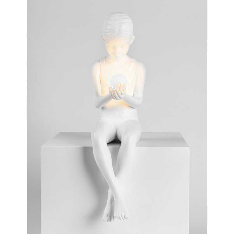 Seletti resin table lamp Mini Girl 49.5cm (British brand)