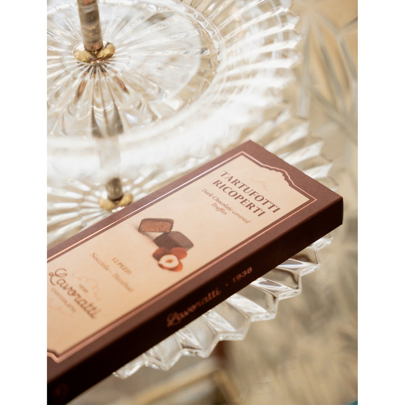 Lavoratti hazelnut dark chocolate truffles 90g (British brand)