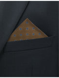 Dunhill printed silk pocket square 30cm, UK version
