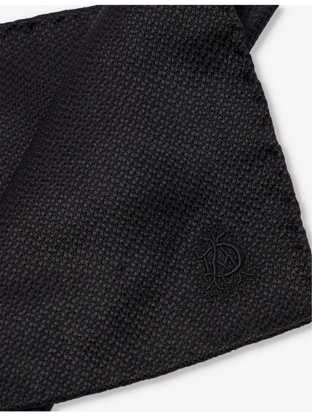 Dunhill silk pocket square textured weave 30cm (British brand)