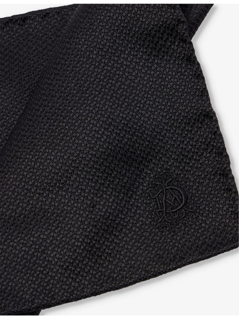 Dunhill silk pocket square textured weave 30cm (British brand)