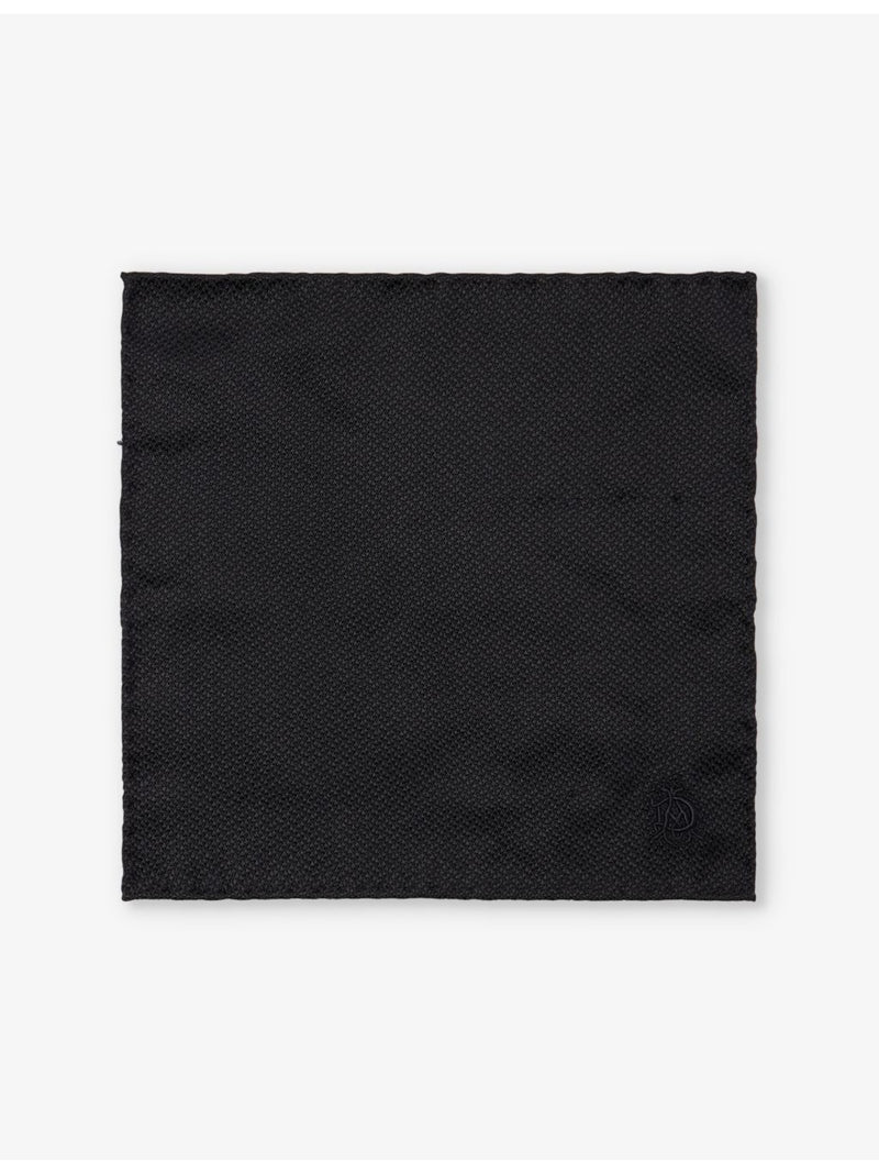 Dunhill silk pocket square textured weave 30cm (British brand)