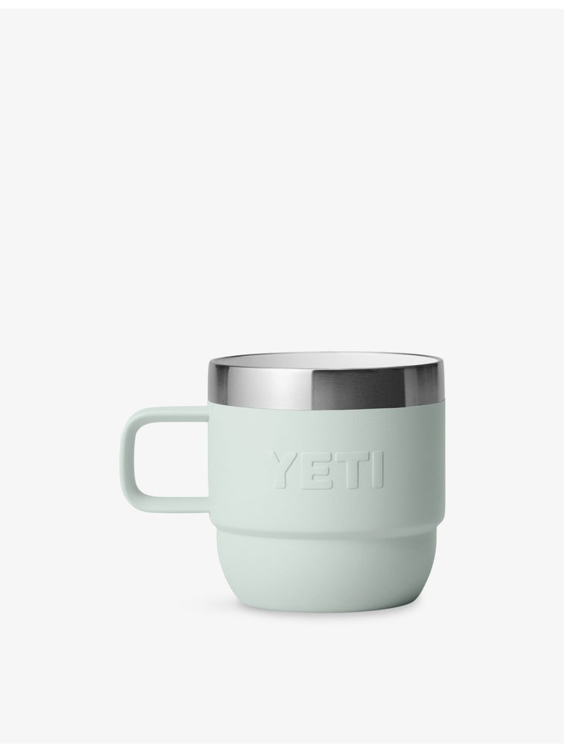 YETI Rambler 6oz stackable stainless steel mugs, imported from the UK