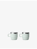 YETI Rambler 6oz stackable stainless steel mugs, imported from the UK