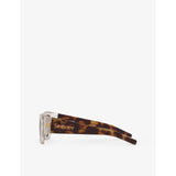 Saint Laurent rectangle-frame acetate sunglasses in tortoiseshell - British product