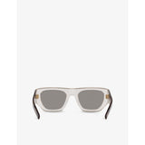 Saint Laurent rectangle-frame acetate sunglasses in tortoiseshell - British product