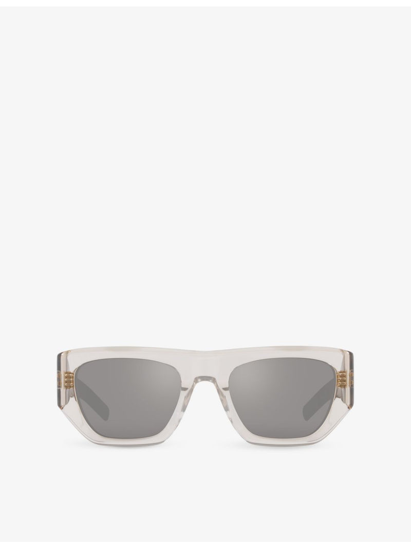 Saint Laurent rectangle-frame acetate sunglasses in tortoiseshell - British product