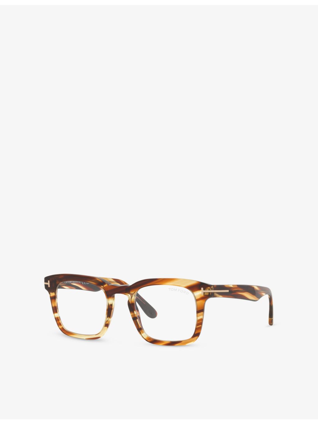 Tom Ford square acetate optical glasses tortoiseshell (British brand)