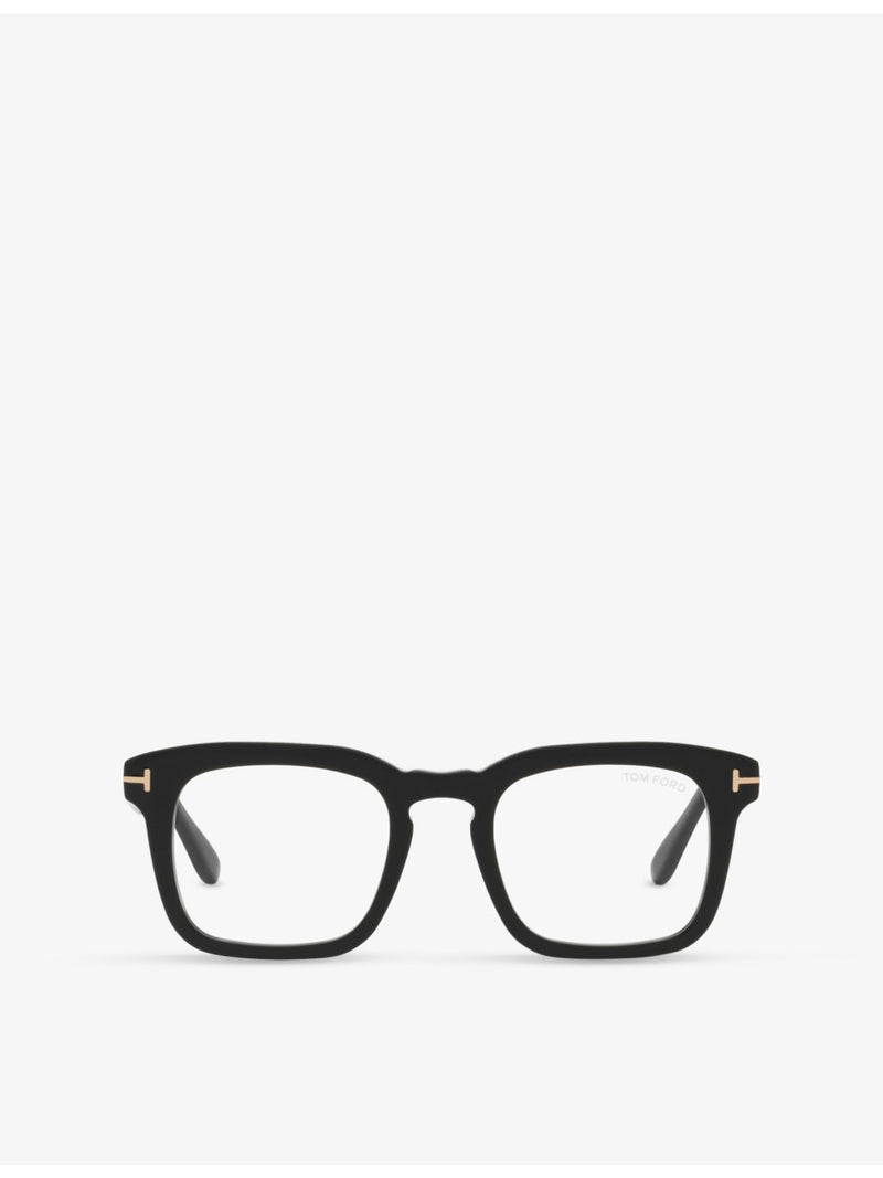 Tom Ford square-frame acetate optical glasses TR001964, imported from the UK