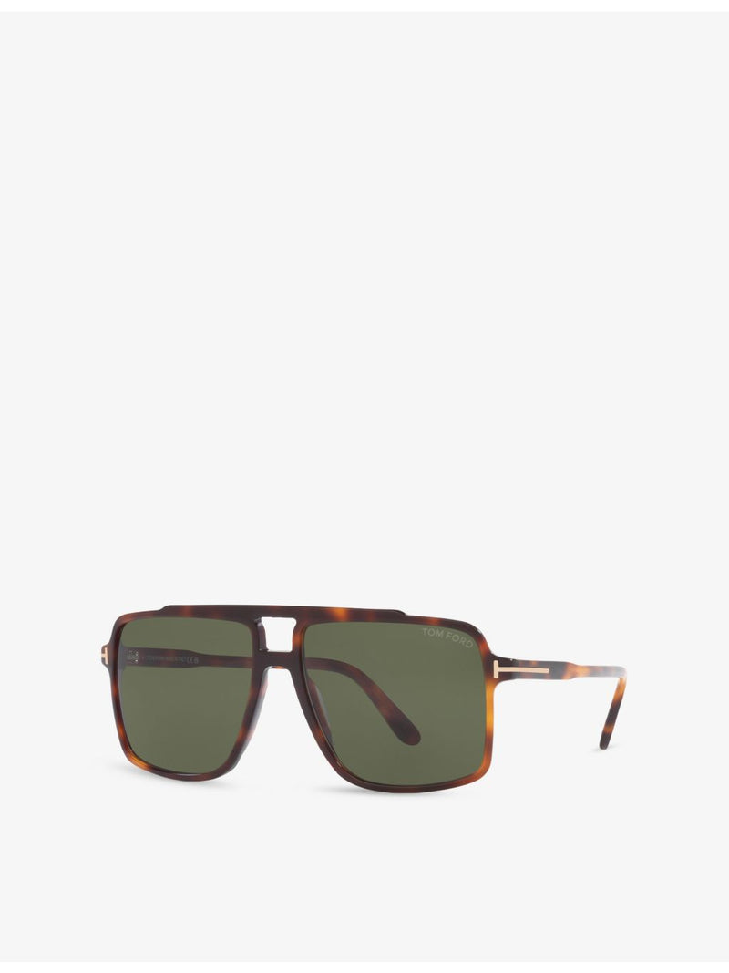 Tom Ford sunglasses Kemp pilot-frame acetate, imported from the UK