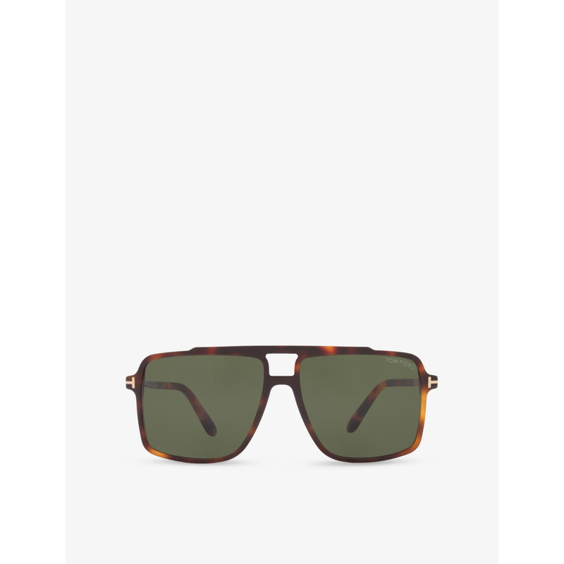 Tom Ford sunglasses Kemp pilot-frame acetate, imported from the UK
