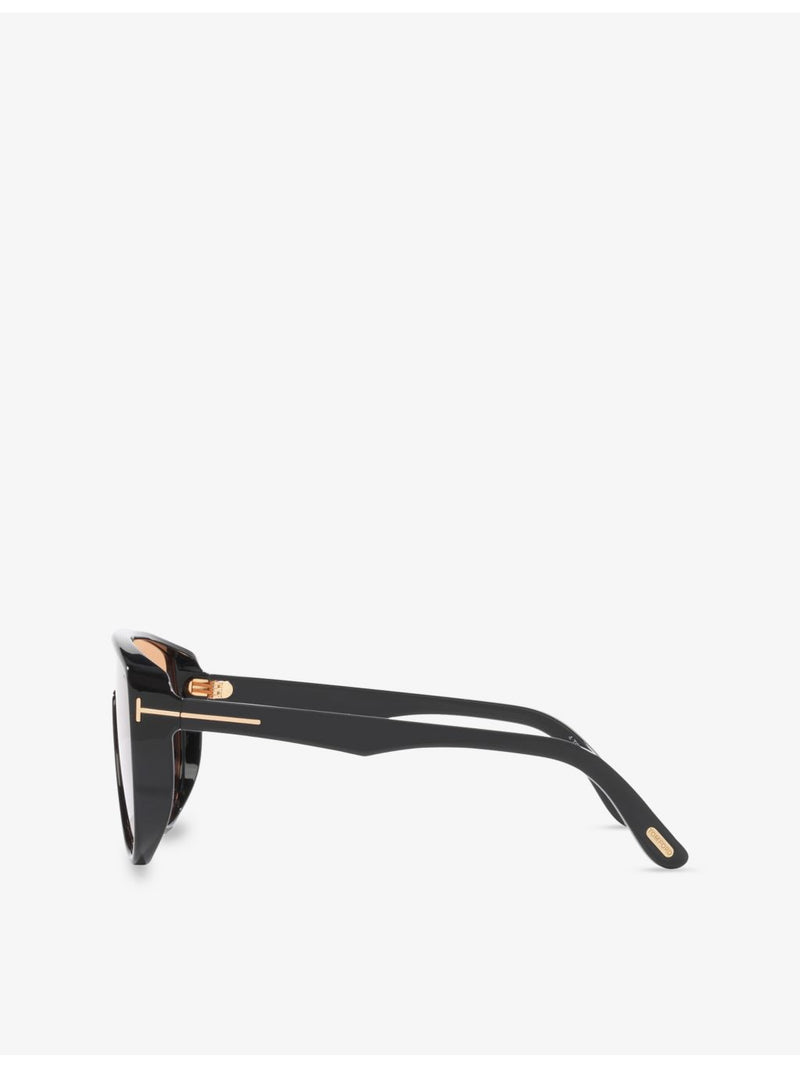 Tom Ford Achilles pilot-frame acetate sunglasses, UK version