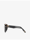 Tom Ford Achilles pilot-frame acetate sunglasses, UK version