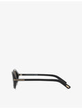 Tom Ford FT1186 oval-frame acetate sunglasses - British product