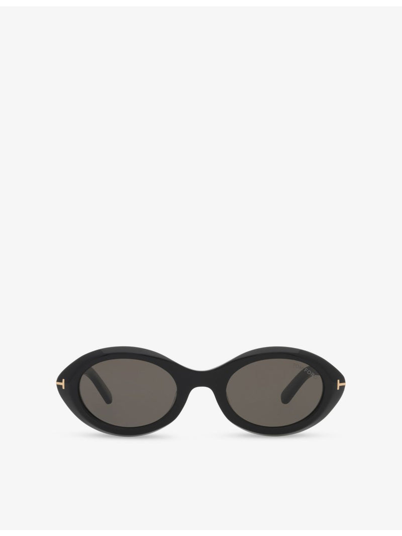 Tom Ford FT1186 oval-frame acetate sunglasses - British product