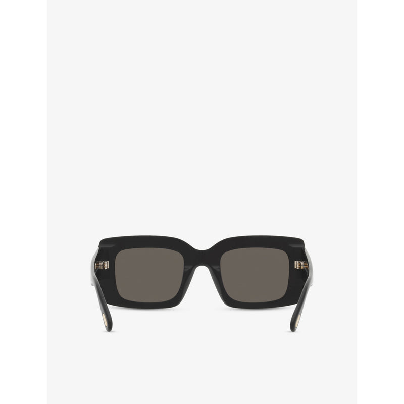 Tom Ford Brigitta rectangle-frame acetate sunglasses, imported from the UK