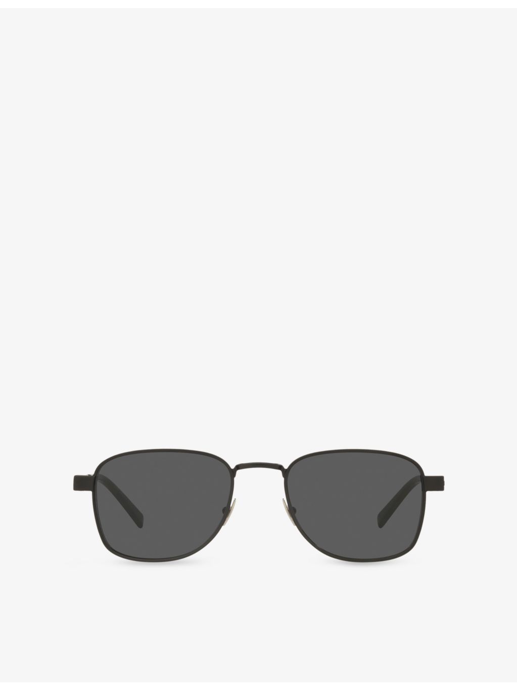 Saint Laurent SL 741 rectangular-frame metal sunglasses, imported from the UK