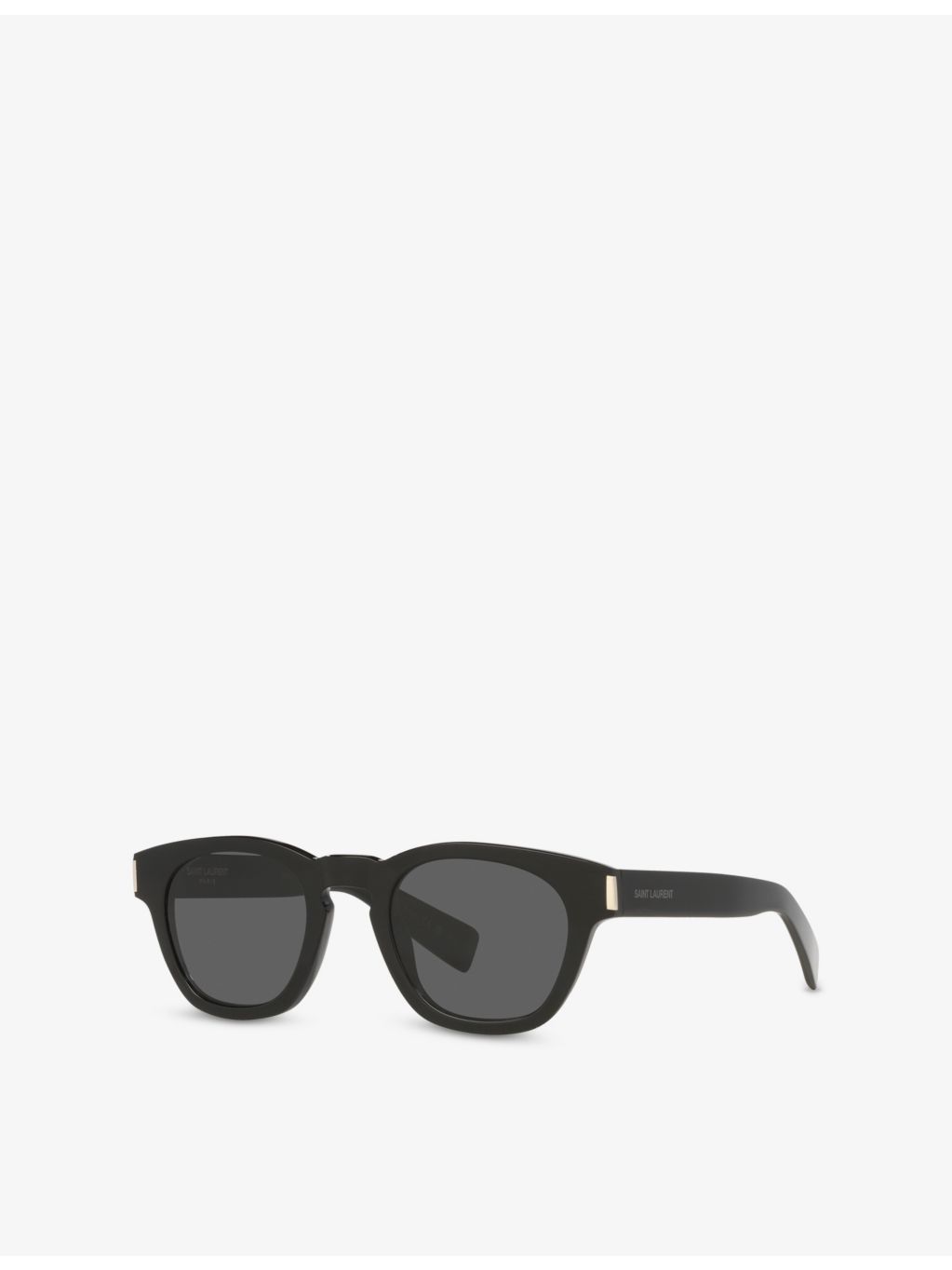 Saint Laurent SL 746 round-frame acetate sunglasses with tinted lenses, UK version