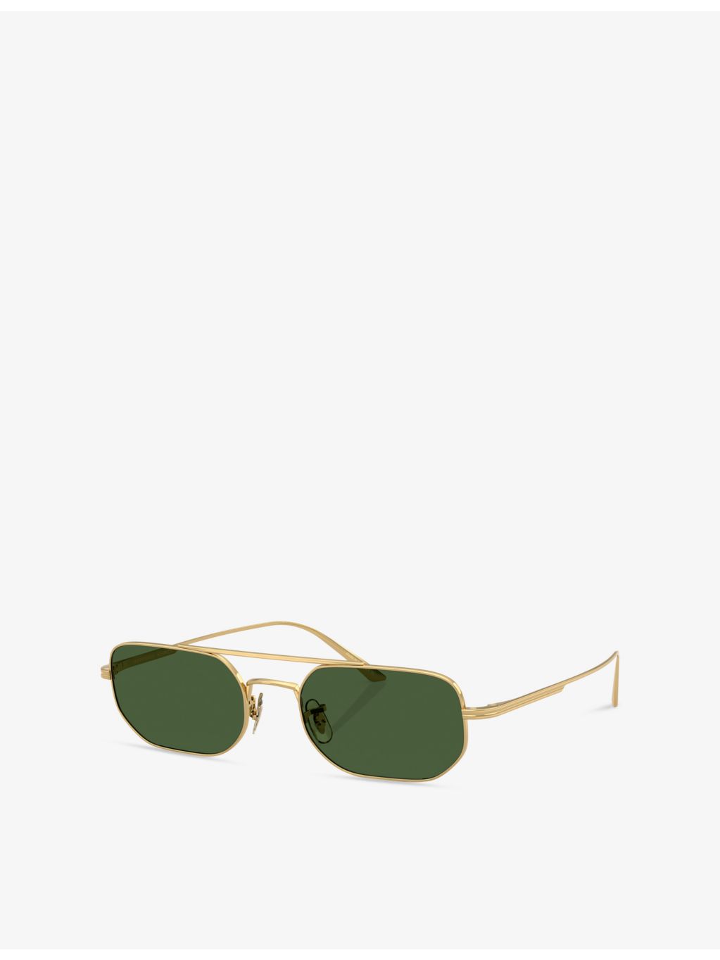 Oliver Peoples sunglasses angular steel frame 52mm - British product