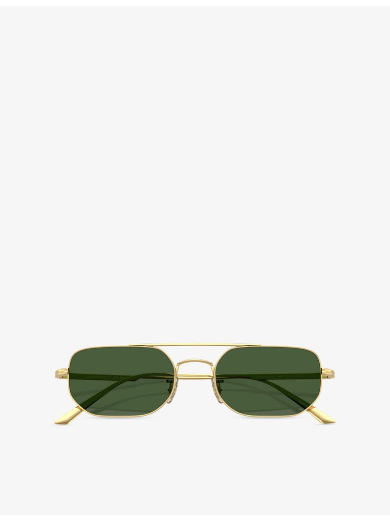 Oliver Peoples sunglasses angular steel frame 52mm - British product