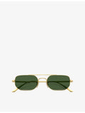 Oliver Peoples sunglasses angular steel frame 52mm - British product