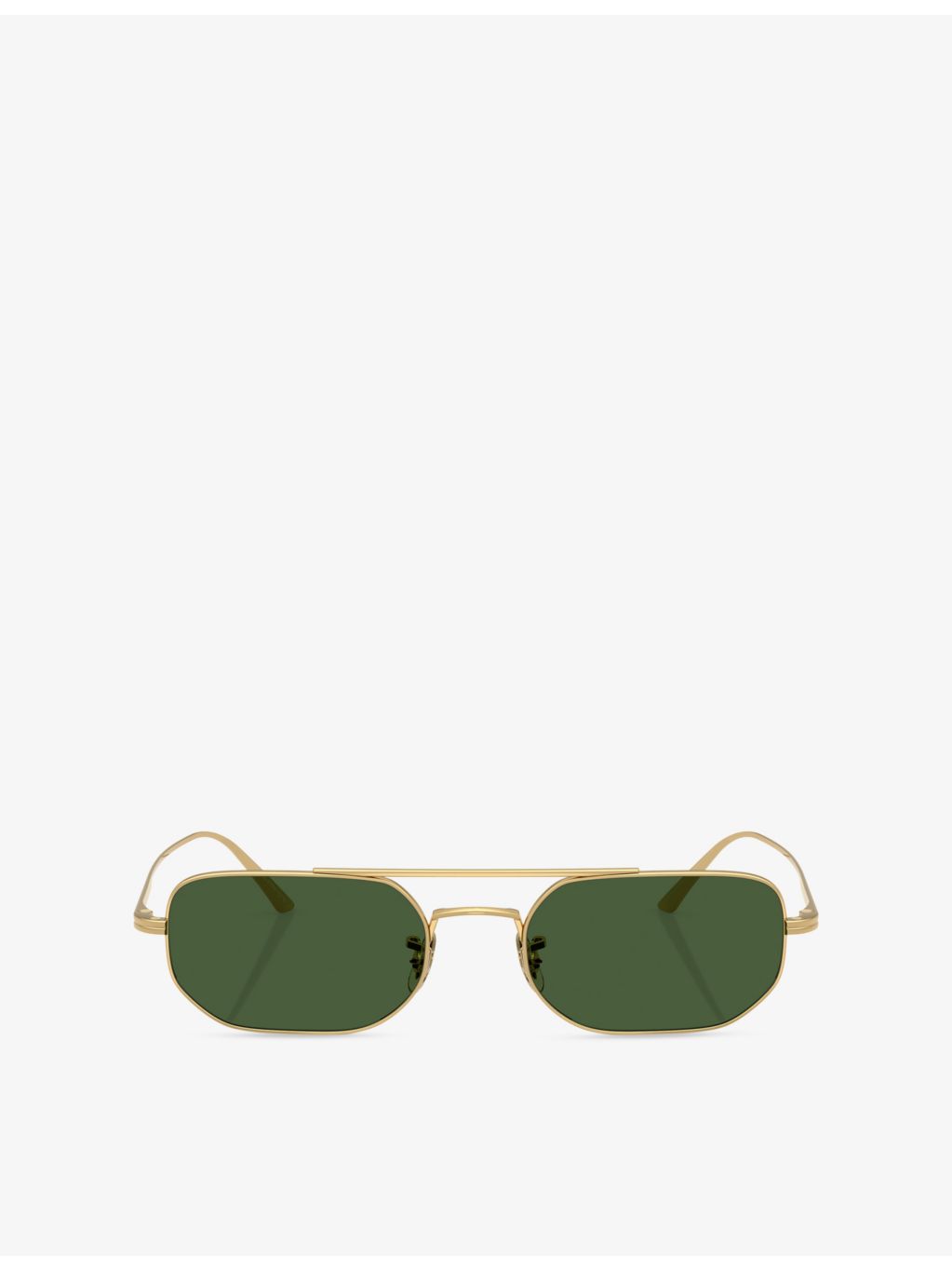 Oliver Peoples sunglasses angular steel frame 52mm - British product