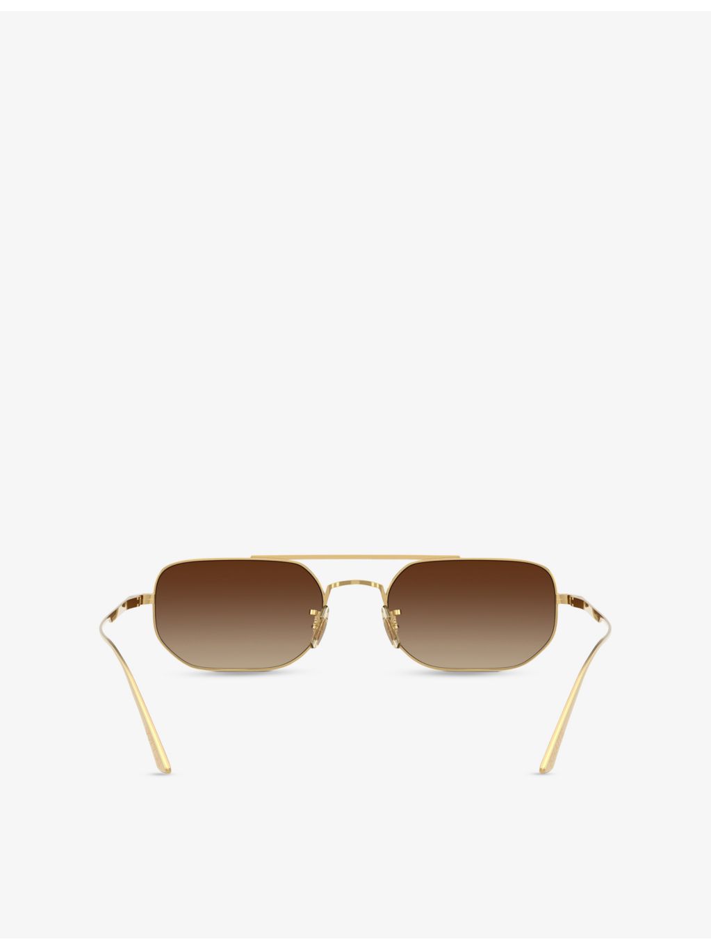Oliver Peoples OV1351S angular steel sunglasses - British product