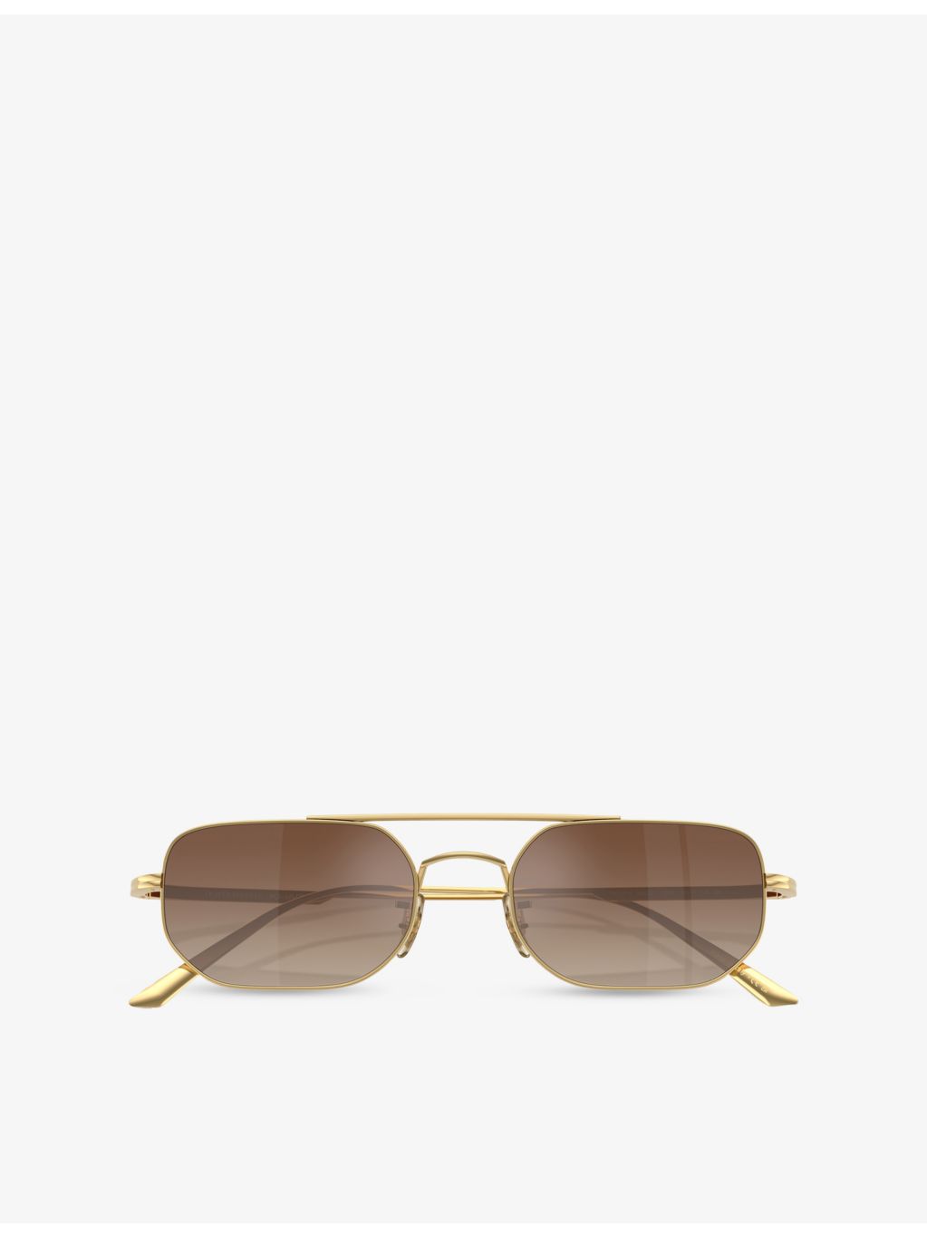 Oliver Peoples OV1351S angular steel sunglasses - British product
