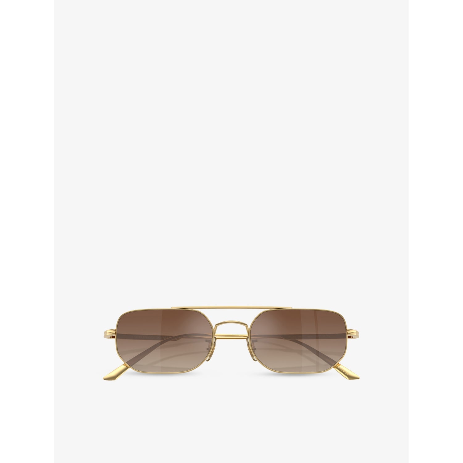 Oliver Peoples OV1351S angular steel sunglasses - British product
