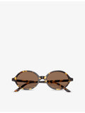 Oliver Peoples OV5574SU oval acetate sunglasses with tinted lenses, UK version