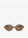 Oliver Peoples OV5574SU oval acetate sunglasses with tinted lenses, UK version