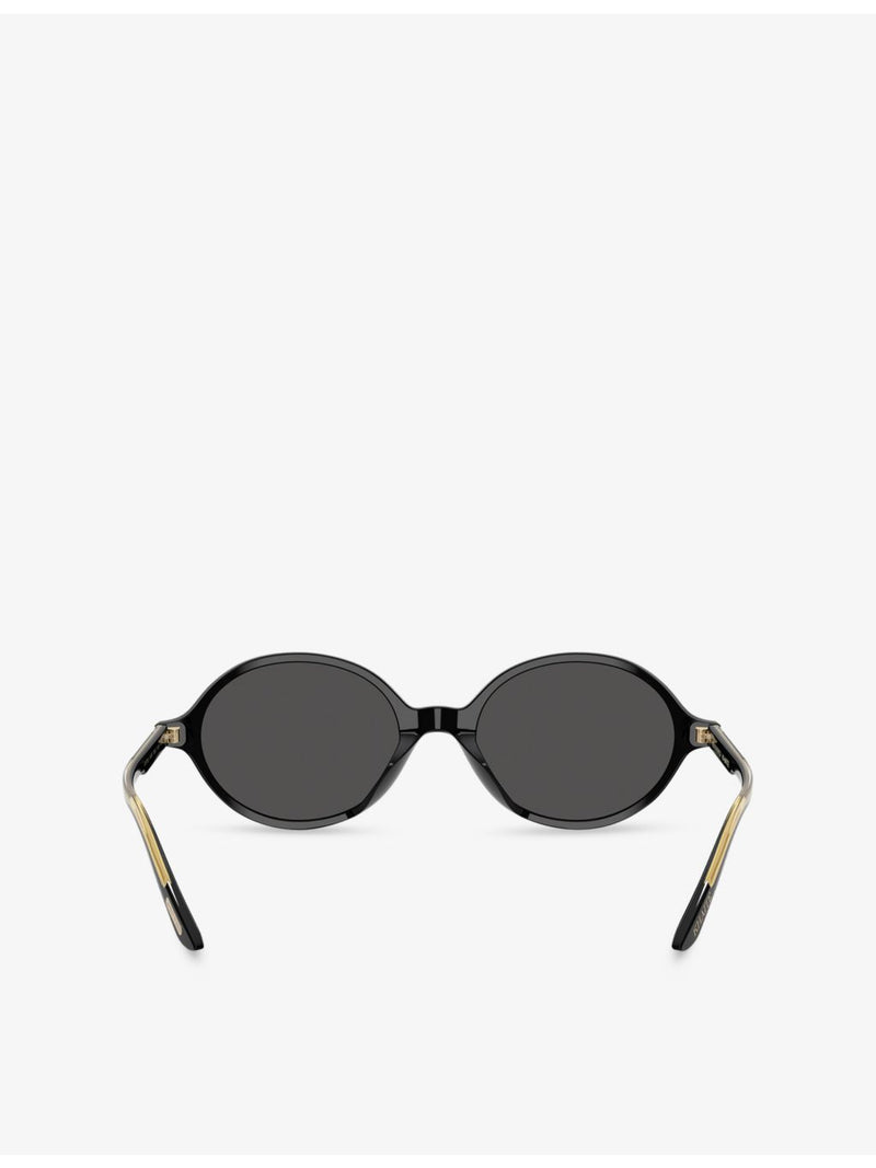 Oliver Peoples x Khaite oval-frame acetate sunglasses, UK version