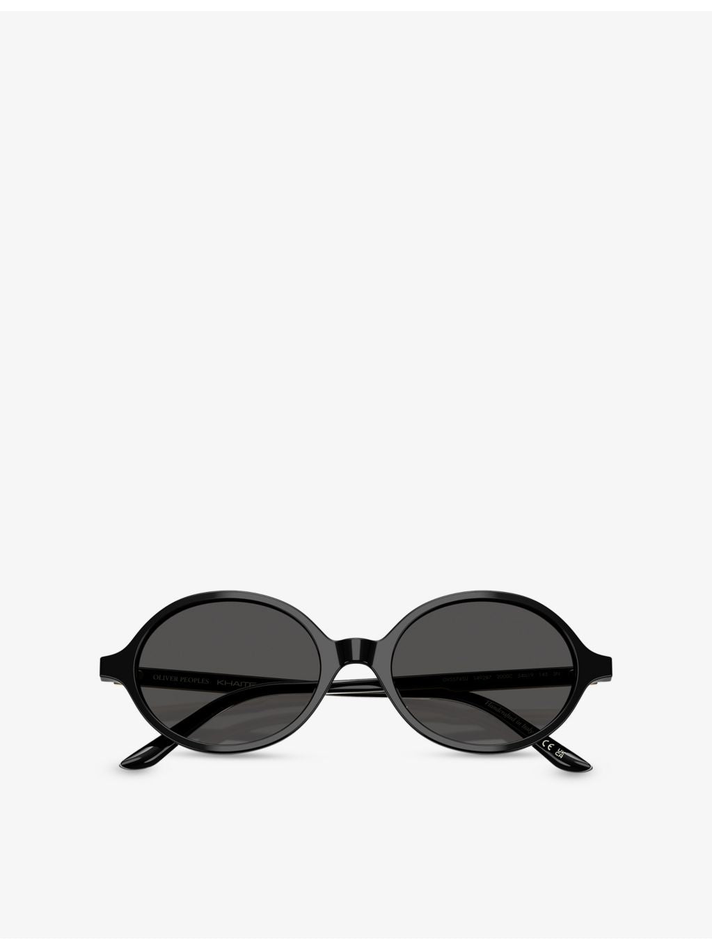 Oliver Peoples x Khaite oval-frame acetate sunglasses, UK version