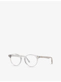 Tom Ford FT5557 round-frame acetate optical glasses, British product