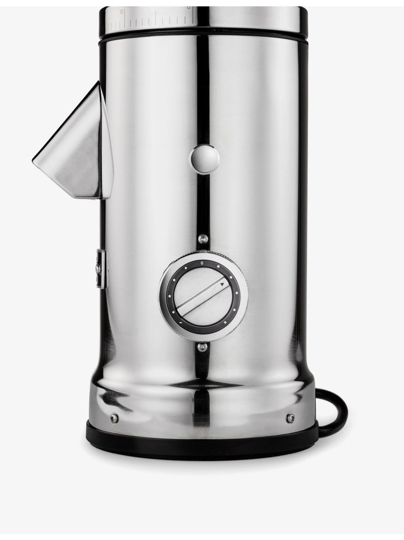 Aarke flat burr coffee grinder stainless steel (British brand)