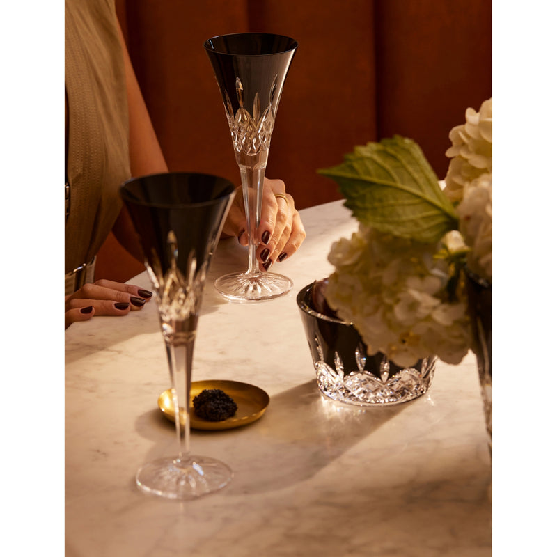 Waterford Lismore crystal champagne flutes set of two 170ml, UK version