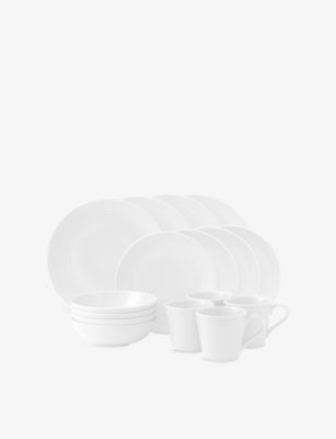 Royal Doulton Gordon Ramsay Maze 16-piece stoneware dinnerware set, imported from the UK