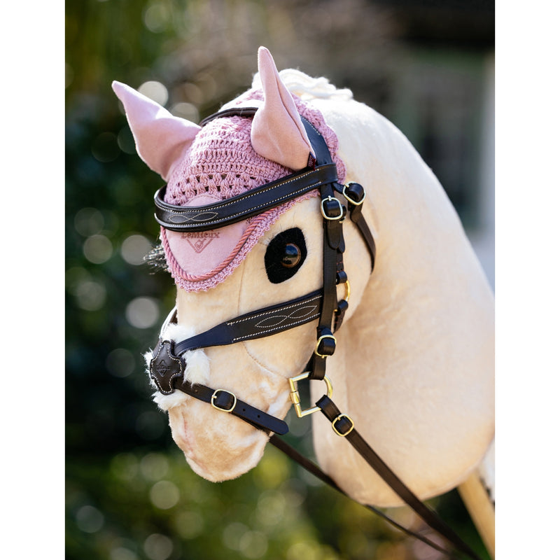 LeMieux crocheted fly hood, imported from the UK