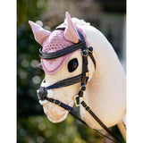 LeMieux crocheted fly hood, imported from the UK