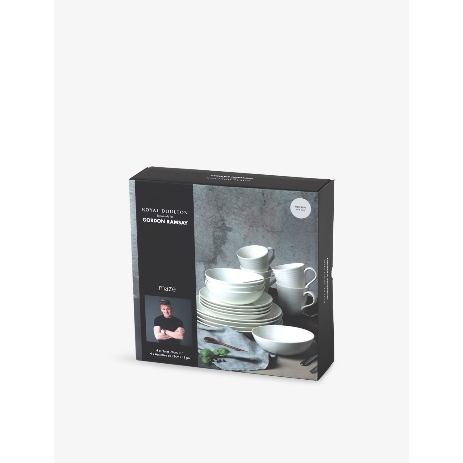 Gordon Ramsay Maze stoneware mugs set of four, imported from the UK
