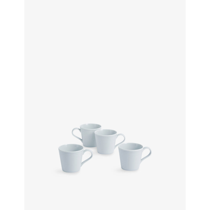 Royal Doulton Maze stoneware mugs set of four, imported from the UK